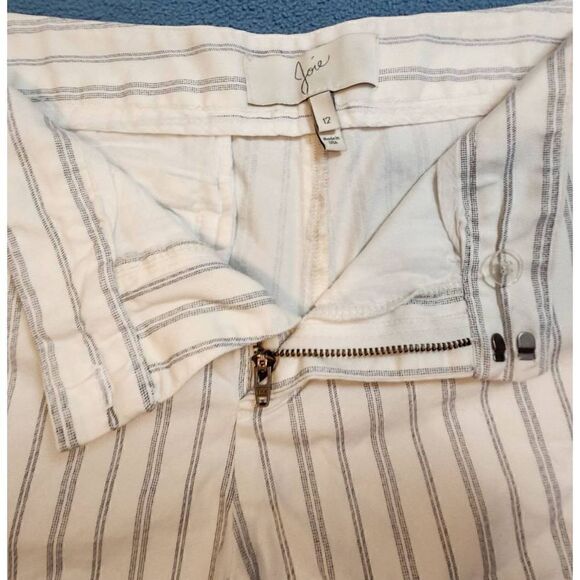 Joie white and Grey shorts Women's Size 12 - Picture 2 of 7